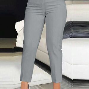 SHEIN Gray Ankle-Length Women's Pants